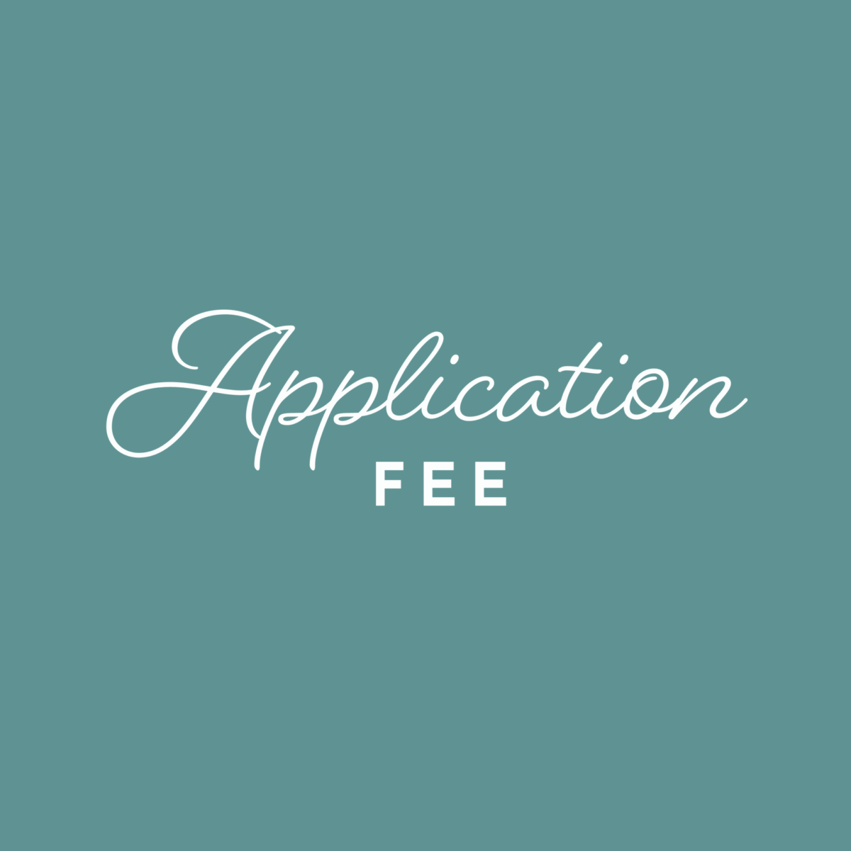 Application Fee