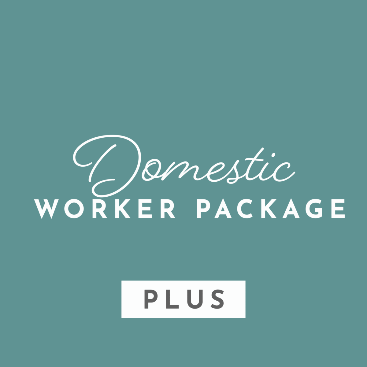 Domestic Worker PLUS